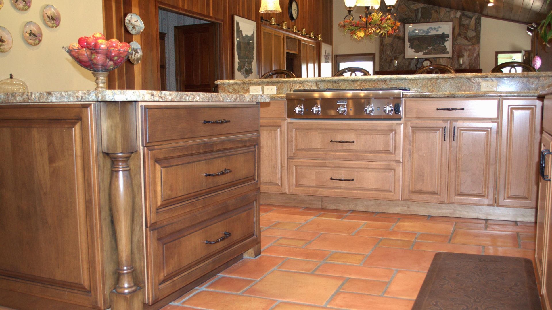 example of kitchen remodel performed by high caliber construction