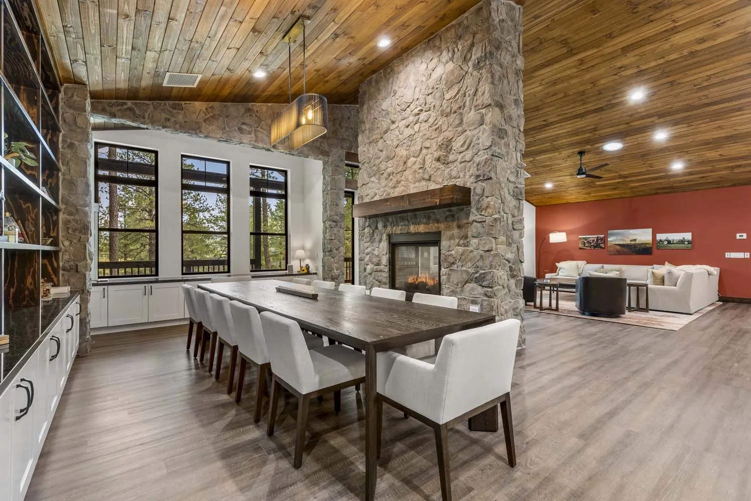 Custom Home with Open Living Space